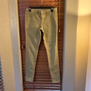 Mossimo Supply Co. Tan Khaki Mid Rise Jegging Size 8/29L